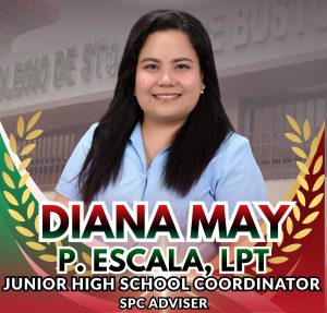 Diana May Escala - Junior High school coordinator